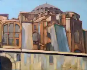 EROL EVGİN tarafından 2020 yılında 80x100 cm ölçülerinde Tuval üzeri yağlı boya tekniği ile yapılmıştır.