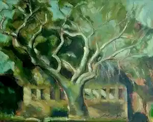 EROL EVGİN tarafından 2005 yılında 80x100 cm ölçülerinde Tuval üzeri yağlı boya tekniği ile yapılmıştır.