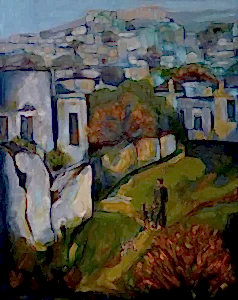 EROL EVGİN tarafından 2023 yılında 80x100 cm ölçülerinde Tuval üzeri yağlı boya tekniği ile yapılmıştır.