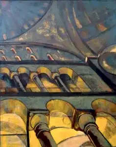 EROL EVGİN tarafından 80x60 cm ölçülerinde Tuval üzeri yağlı boya tekniği ile yapılmıştır.