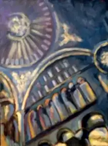 EROL EVGİN tarafından 80x60 cm ölçülerinde Tuval üzeri yağlı boya tekniği ile yapılmıştır.