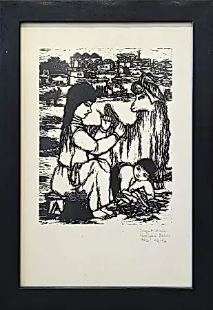 TURGUT ZAİM tarafından 1982 yılında 48x33 cm ölçülerinde Gravür (Ed. 39/96) tekniği ile yapılmıştır.