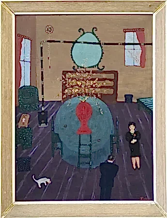 FAHİR AKSOY tarafından 64x49 cm ölçülerinde Kontraplak üzeri yağlı boya tekniği ile yapılmıştır.