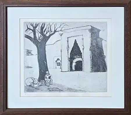 TURGUT ZAİM tarafından 30x34 cm ölçülerinde Gravür (Ed. 19/23) tekniği ile yapılmıştır.