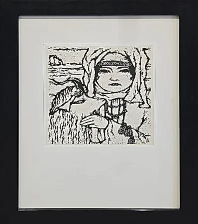 TURGUT ZAİM tarafından 26x23 cm ölçülerinde Gravür tekniği ile yapılmıştır.