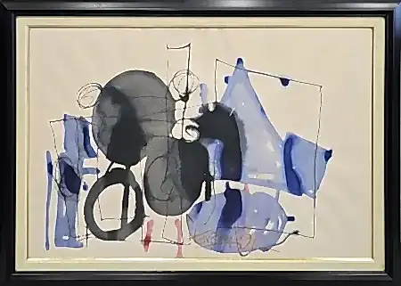 ADNAN TURANİ tarafından 1991 yılında 50x70 cm ölçülerinde Kağıt üzeri karışık teknik tekniği ile yapılmıştır.