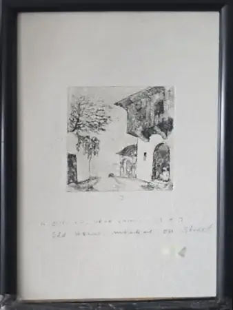 TURGUT ZAİM tarafından 12x9 cm ölçülerinde Gravür tekniği ile yapılmıştır.