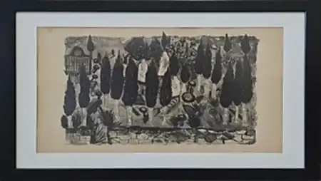 FÜREYA KORAL tarafından 1951 yılında 31x55 cm ölçülerinde Gravür (Ed. 3/12) tekniği ile yapılmıştır.