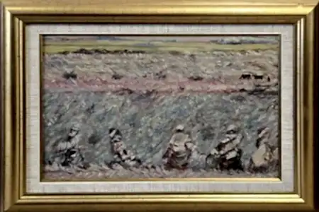 DURAN KARACA tarafından 1976 yılında 30x45 cm ölçülerinde Tuval üzeri yağlı boya tekniği ile yapılmıştır.
