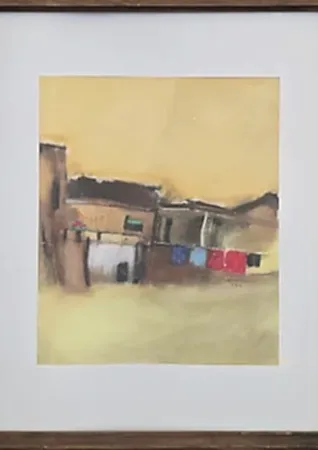 TUNCAY BETİL tarafından 1984 yılında 34x24 cm ölçülerinde Kağıt üzeri karışık teknik tekniği ile yapılmıştır.