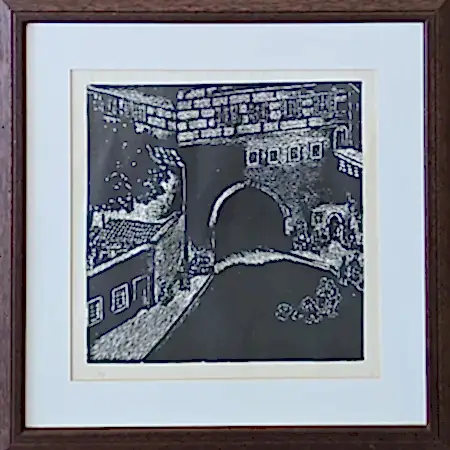 TURGUT ZAİM tarafından 30x30 cm ölçülerinde Gravür (Ed. 15/17) tekniği ile yapılmıştır.