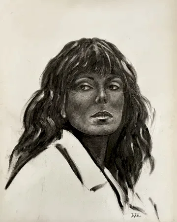 NECMETTİN ÖZLÜ tarafından 2025 yılında 30x24 cm ölçülerinde Füzen tekniği ile yapılmıştır.