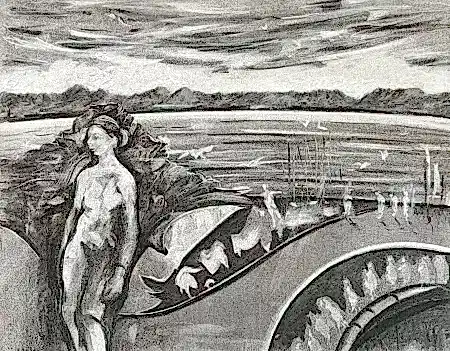 NECMETTİN ÖZLÜ tarafından 2025 yılında 35x45 cm ölçülerinde Füzen tekniği ile yapılmıştır.