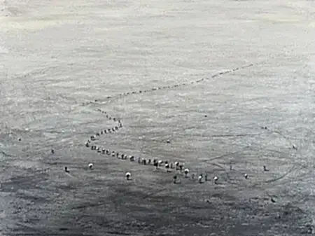 SALİH ÇAKAR tarafından 2026 yılında 60x80 cm ölçülerinde Tuval üzeri karışık teknik tekniği ile yapılmıştır.