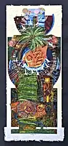 ENGİN KORKMAZ tarafından 2018 yılında 165x65 cm ölçülerinde Karışık teknik tekniği ile yapılmıştır.