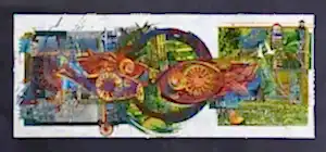 ENGİN KORKMAZ tarafından 2018 yılında 65x165 cm ölçülerinde Karışık teknik tekniği ile yapılmıştır.