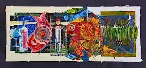 ENGİN KORKMAZ tarafından 2018 yılında 65x165 cm ölçülerinde Karışık teknik tekniği ile yapılmıştır.