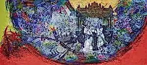 ENGİN KORKMAZ tarafından 2017 yılında 80x180 cm ölçülerinde Tuval üzeri akrilik boya tekniği ile yapılmıştır.