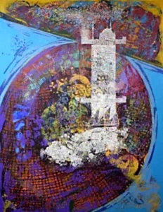 ENGİN KORKMAZ tarafından 2014 yılında 180x140 cm ölçülerinde Tuval üzeri akrilik boya tekniği ile yapılmıştır.