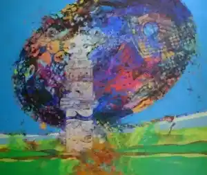 ENGİN KORKMAZ tarafından 2014 yılında 126x150 cm ölçülerinde Tuval üzeri akrilik boya tekniği ile yapılmıştır.