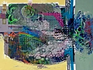 ENGİN KORKMAZ tarafından 2014 yılında 90x120 cm ölçülerinde Tuval üzeri akrilik boya tekniği ile yapılmıştır.