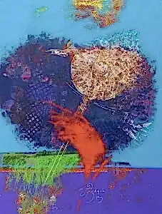 ENGİN KORKMAZ tarafından 2013 yılında 105x135 cm ölçülerinde Tuval üzeri akrilik boya tekniği ile yapılmıştır.