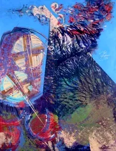 ENGİN KORKMAZ tarafından 2012 yılında 180x140 cm ölçülerinde Tuval üzeri akrilik boya tekniği ile yapılmıştır.