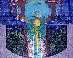 ENGİN KORKMAZ tarafından 2012 yılında 105x135 cm ölçülerinde Tuval üzeri akrilik boya tekniği ile yapılmıştır.