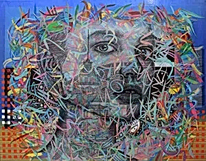 ENGİN KORKMAZ tarafından 2023 yılında 105x135 cm ölçülerinde Tuval üzeri akrilik boya tekniği ile yapılmıştır.