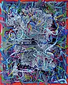 ENGİN KORKMAZ tarafından 2023 yılında 92x73 cm ölçülerinde Tuval üzeri akrilik boya tekniği ile yapılmıştır.