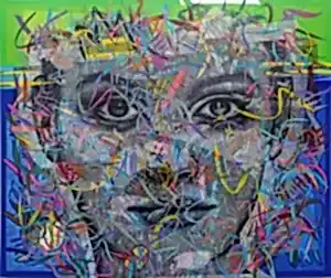 ENGİN KORKMAZ tarafından 2023 yılında 100x120 cm ölçülerinde Tuval üzeri akrilik boya tekniği ile yapılmıştır.