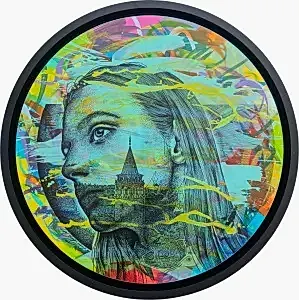 ENGİN KORKMAZ tarafından 2021 yılında 68x68 cm ölçülerinde Tuval üzeri akrilik boya tekniği ile yapılmıştır.