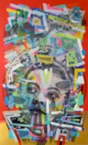 ENGİN KORKMAZ tarafından 2023 yılında 134x80 cm ölçülerinde Tuval üzeri akrilik boya tekniği ile yapılmıştır.