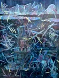 ENGİN KORKMAZ tarafından 2022 yılında 120x90 cm ölçülerinde Tuval üzeri akrilik boya tekniği ile yapılmıştır.