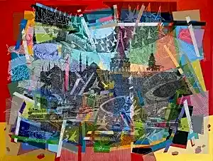 ENGİN KORKMAZ tarafından 2022 yılında 90x120 cm ölçülerinde Tuval üzeri akrilik boya tekniği ile yapılmıştır.