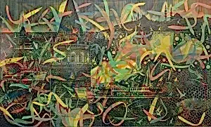 ENGİN KORKMAZ tarafından 2022 yılında 80x134 cm ölçülerinde Tuval üzeri akrilik boya tekniği ile yapılmıştır.