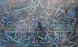 ENGİN KORKMAZ tarafından 2022 yılında 80x134 cm ölçülerinde Tuval üzeri akrilik boya tekniği ile yapılmıştır.