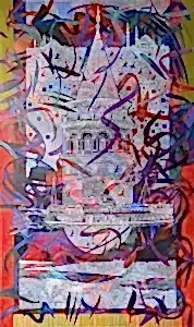 ENGİN KORKMAZ tarafından 2022 yılında 134x80 cm ölçülerinde Tuval üzeri akrilik boya tekniği ile yapılmıştır.