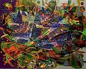 ENGİN KORKMAZ tarafından 2021 yılında 80x100 cm ölçülerinde Tuval üzeri akrilik boya tekniği ile yapılmıştır.