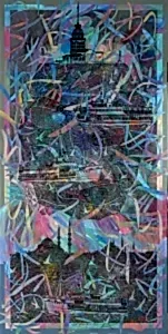 ENGİN KORKMAZ tarafından 2022 yılında 110x56 cm ölçülerinde Tuval üzeri akrilik boya tekniği ile yapılmıştır.