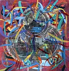 ENGİN KORKMAZ tarafından 2022 yılında 70x70 cm ölçülerinde Tuval üzeri akrilik boya tekniği ile yapılmıştır.