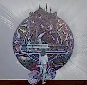 ENGİN KORKMAZ tarafından 2017 yılında 70x70 cm ölçülerinde Tuval üzeri akrilik boya tekniği ile yapılmıştır.