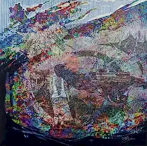 ENGİN KORKMAZ tarafından 2017 yılında 70x70 cm ölçülerinde Tuval üzeri akrilik boya tekniği ile yapılmıştır.