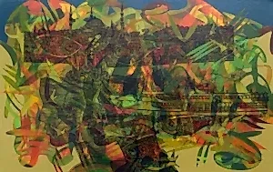 ENGİN KORKMAZ tarafından 2020 yılında 50x80 cm ölçülerinde Tuval üzeri akrilik boya tekniği ile yapılmıştır.