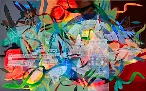 ENGİN KORKMAZ tarafından 2020 yılında 50x80 cm ölçülerinde Tuval üzeri akrilik boya tekniği ile yapılmıştır.