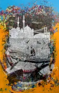 ENGİN KORKMAZ tarafından 2020 yılında 80x50 cm ölçülerinde Tuval üzeri akrilik boya tekniği ile yapılmıştır.