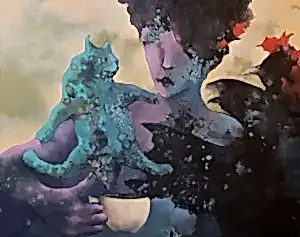 EROL PELİOĞLU tarafından 2021 yılında 50x60 cm ölçülerinde Tuval üzeri yağlı boya tekniği ile yapılmıştır.