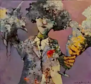 EROL PELİOĞLU tarafından 2020 yılında 60x60 cm ölçülerinde Tuval üzeri yağlı boya tekniği ile yapılmıştır.