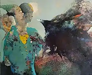 EROL PELİOĞLU tarafından 2019 yılında 160x180 cm ölçülerinde Tuval üzeri yağlı boya tekniği ile yapılmıştır.