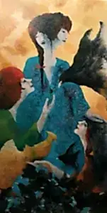 EROL PELİOĞLU tarafından 2023 yılında 140x70 cm ölçülerinde Tuval üzeri yağlı boya tekniği ile yapılmıştır.